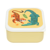 Lunchbox set upside down animals