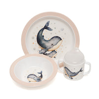 Melamine bowl whale