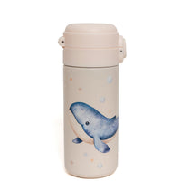 Stainless steel insulated drinking bottle whale