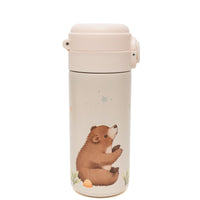 Stainless steel insulated drinking bottle bear and stars