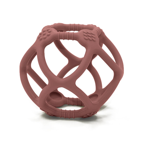 Silicone baby ball mahony rose 0 yrs+