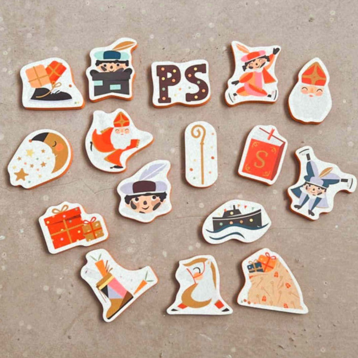 Soft foam bath puzzle sinterklaas