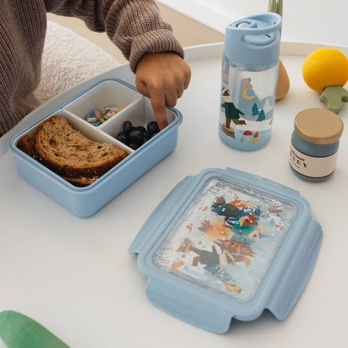 Lunchbox bento bonfire animalsLB52b