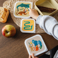 Lunchbox set upside down animalsLB56b
