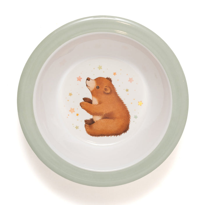 Melamine bowl bear and stars MB19