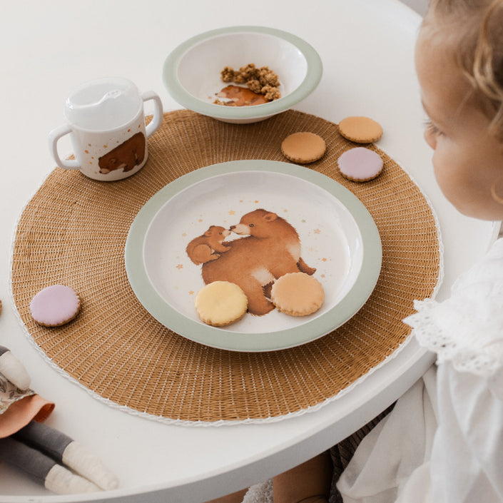 Melamine cup bear and starsMCB24k