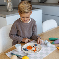 Melamine plate fox MP43c