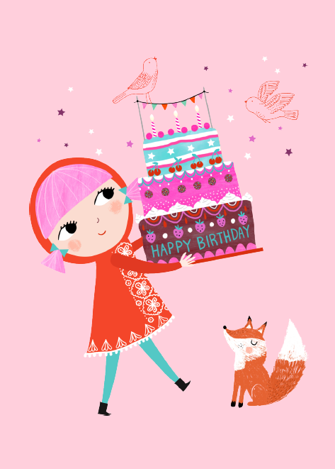 Postcard Happy Birthday