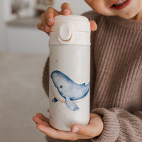 Stainless steel insulated drinking bottle whale VSB7