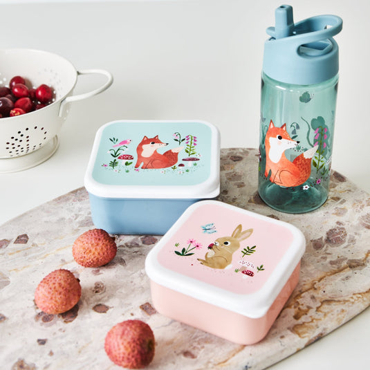 Lunchbox set woodland stone blue
