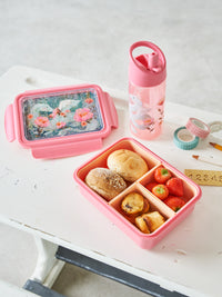 Drinking bottle fairytale dragon peony pink