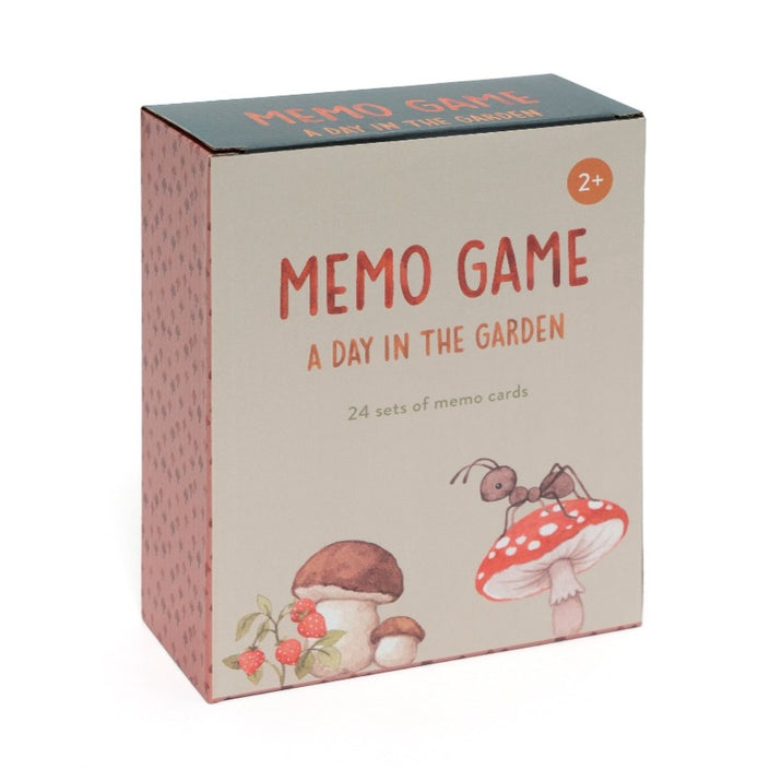 Memo game a day in the garden / 3 yrs+