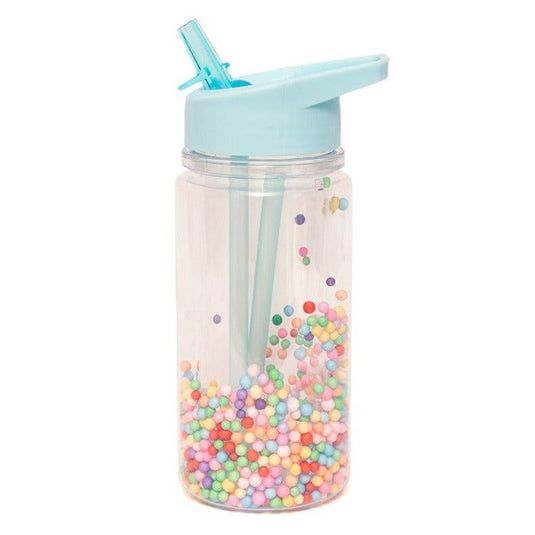 Drinking bottle marcaron pops aqua blue
