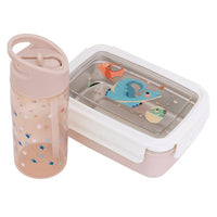 Drinking bottle dino footprints