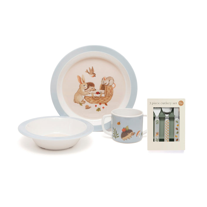 Melamine cup fox dove blue