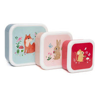 Lunchbox set woodland stone blue