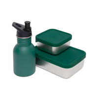 Stainless steel lunchbox Mae pine green