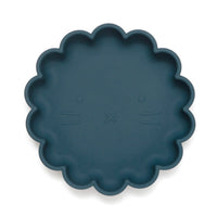 Silicone suction plate lion balsam blue