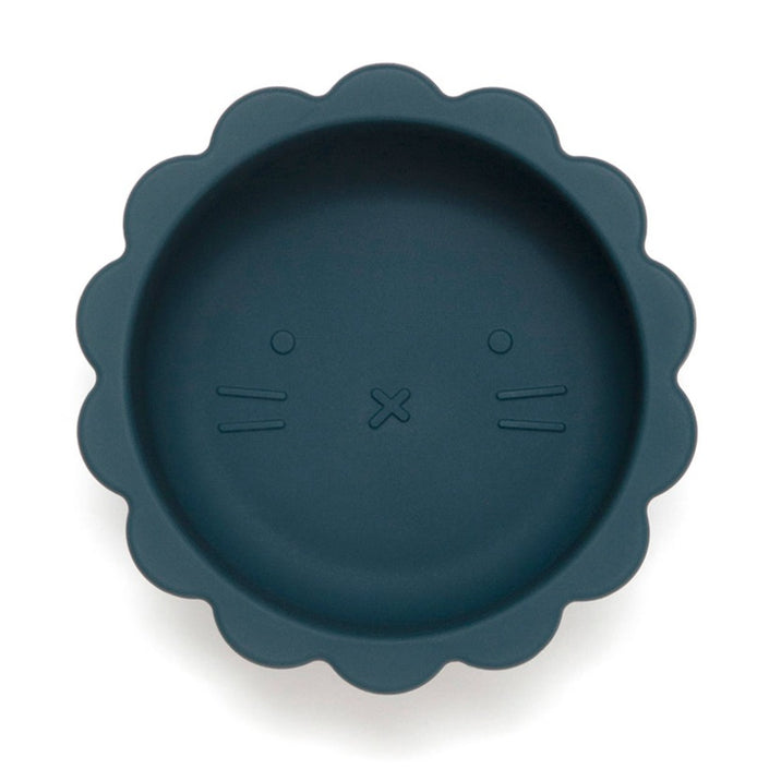 Silicone suction bowl lion balsam blue