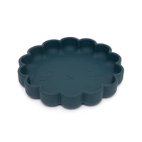 Silicone suction plate lion balsam blue