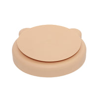 Silicone suction plate bear honey