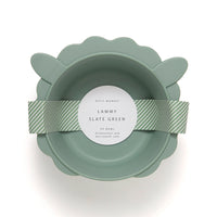 Petit Monkey bowls lammy slate green