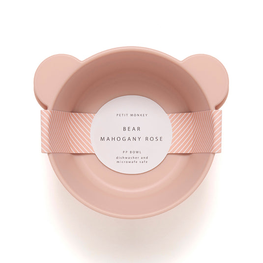 Petit Monkey bowls bear mahogany rose