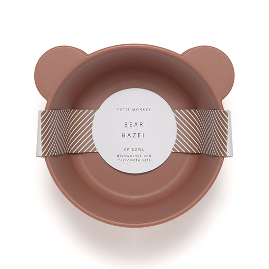 Petit Monkey bowls bear hazel
