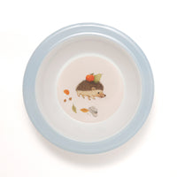 Melamine bowl animal craddle dove blue