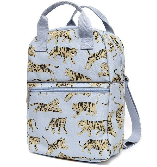 Backpack tigers grey L Petit Monkey