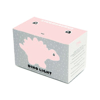 Dino night light stegosaurus peach