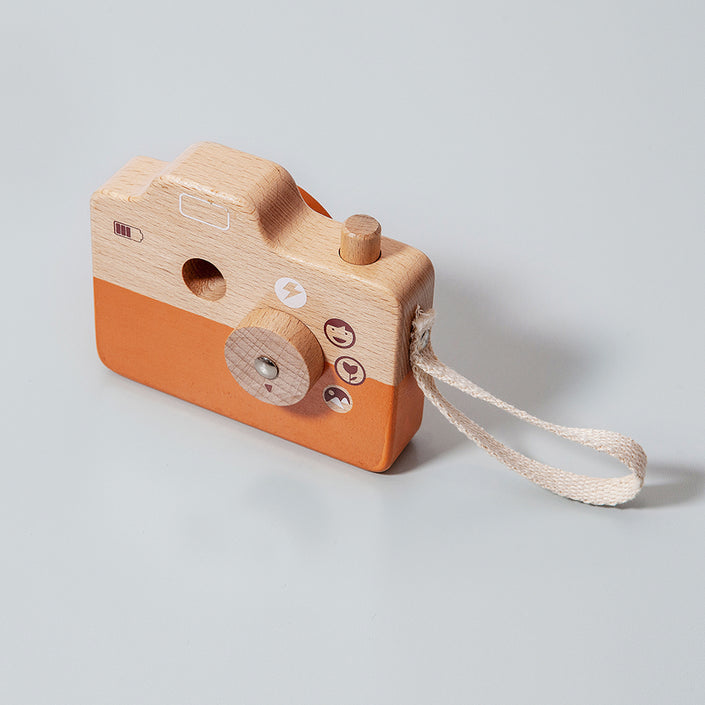 Wooden camera orange