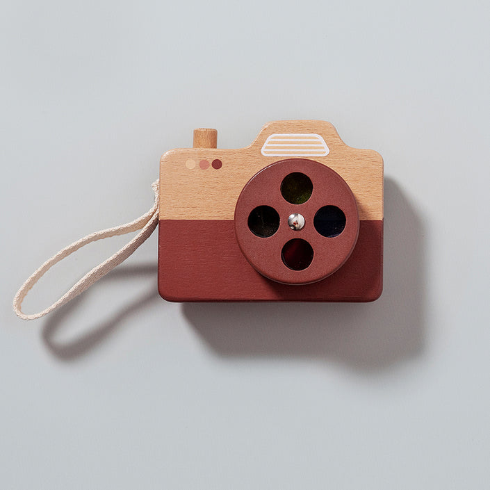 Wooden camera brown