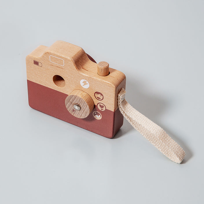 Wooden camera brown