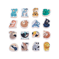 Soft foam bath puzzle wild animals