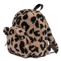 Backpack teddy leopard