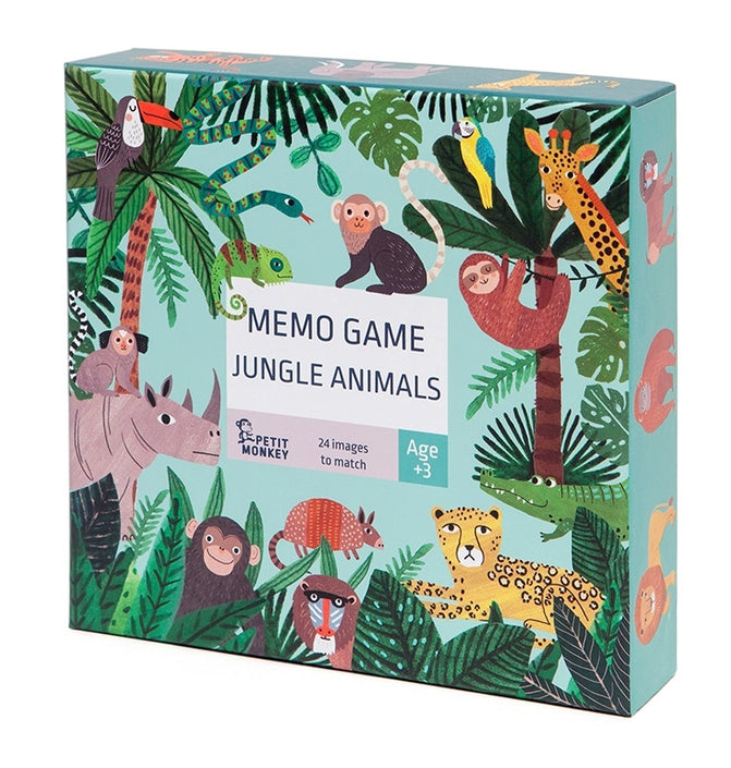 Memo game jungle animals / 3 yrs+