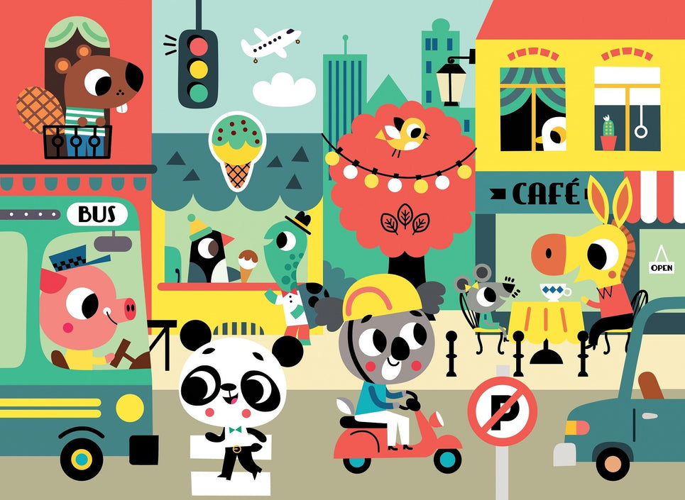 In the city puzzle 48 pcs / 4 yrs+