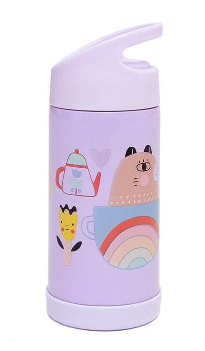 Stainless steel drinking bottle apple of my eye