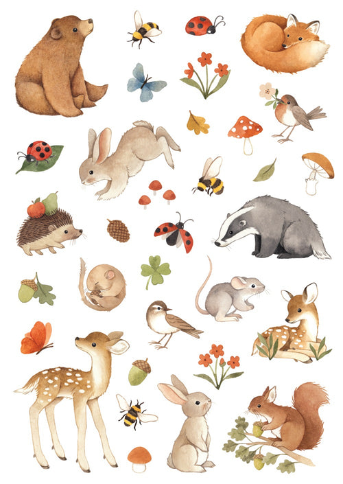 Tattoos a day in the woods