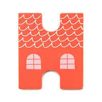 Wooden letter H - house