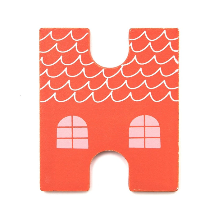 Wooden letter H - house