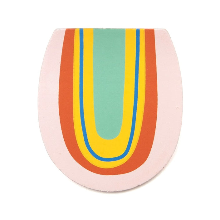 Wooden letter U - upside down