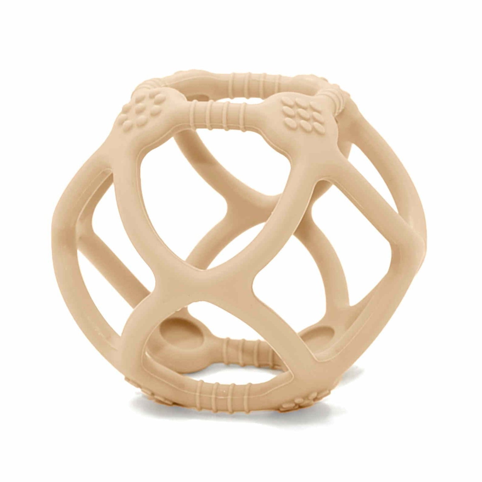 Silicone Baby Ball Honey Peach 0 Yrs Petit Monkey silicone-baby-ball-honey-peach-0-yrs-petit-monkey
