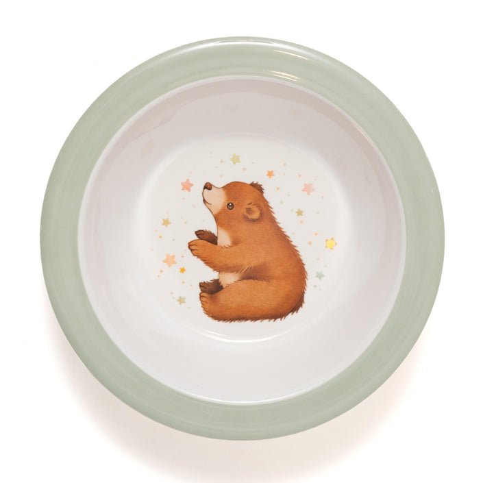 Melamine bowl bear and stars