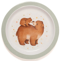 Melamine plate bear and stars