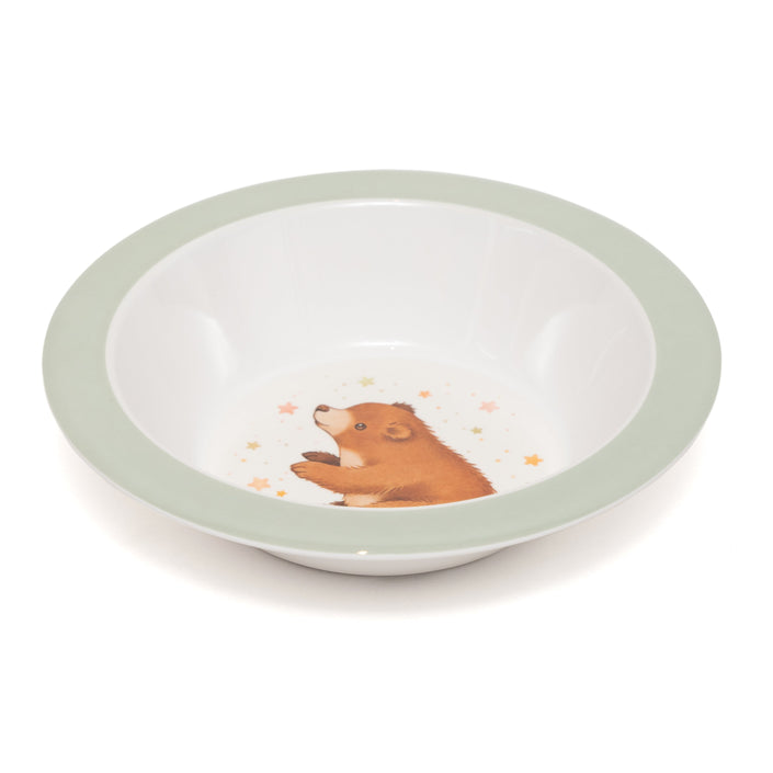 Melamine bowl bear and stars