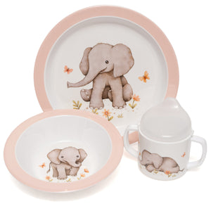 Melamine plate elephant