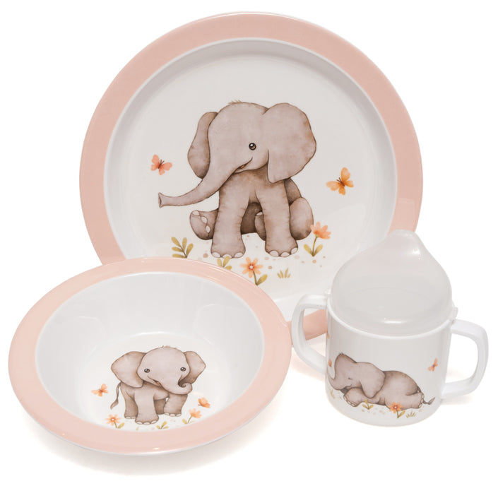 Melamine plate elephant