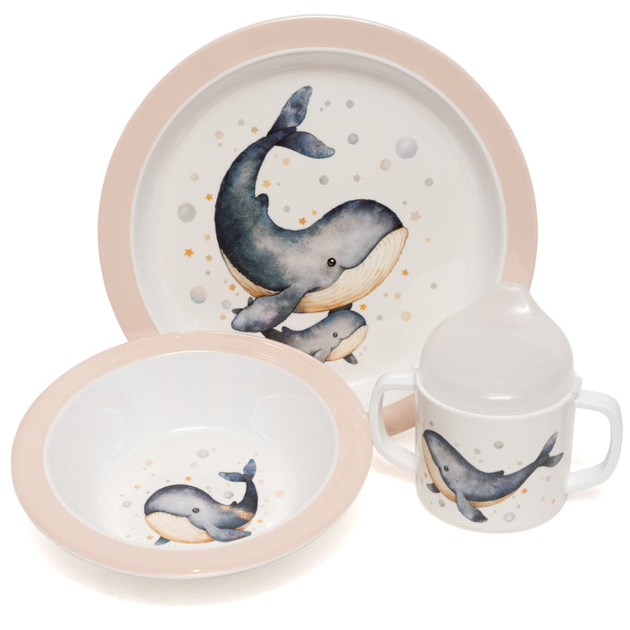 Melamine plate whale